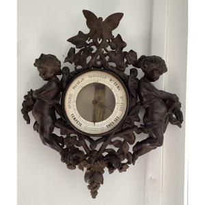 Antique Barometer From The 19th Century