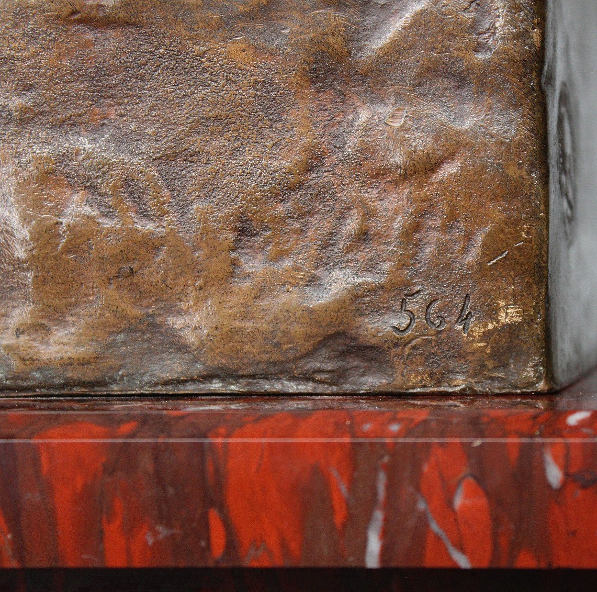 Imposing Bronze Ordeal - Military Courage - Paul Dubois & Ferdinand Barbedienne-photo-7
