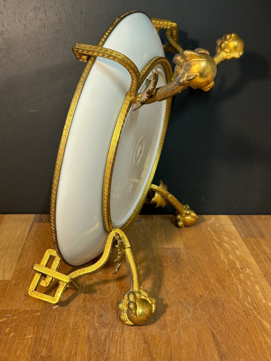 Dish Center Table Porcelain And Bronze Prestige Manufacture De Sèvres Louis Phillipe 1847-photo-3