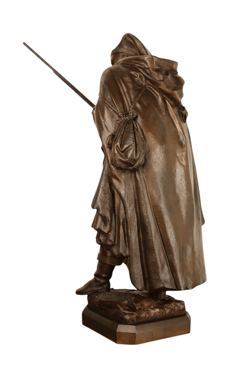 Bronze orientaliste - Guerrier Arabe Zouave - Henry Weisse  -photo-4
