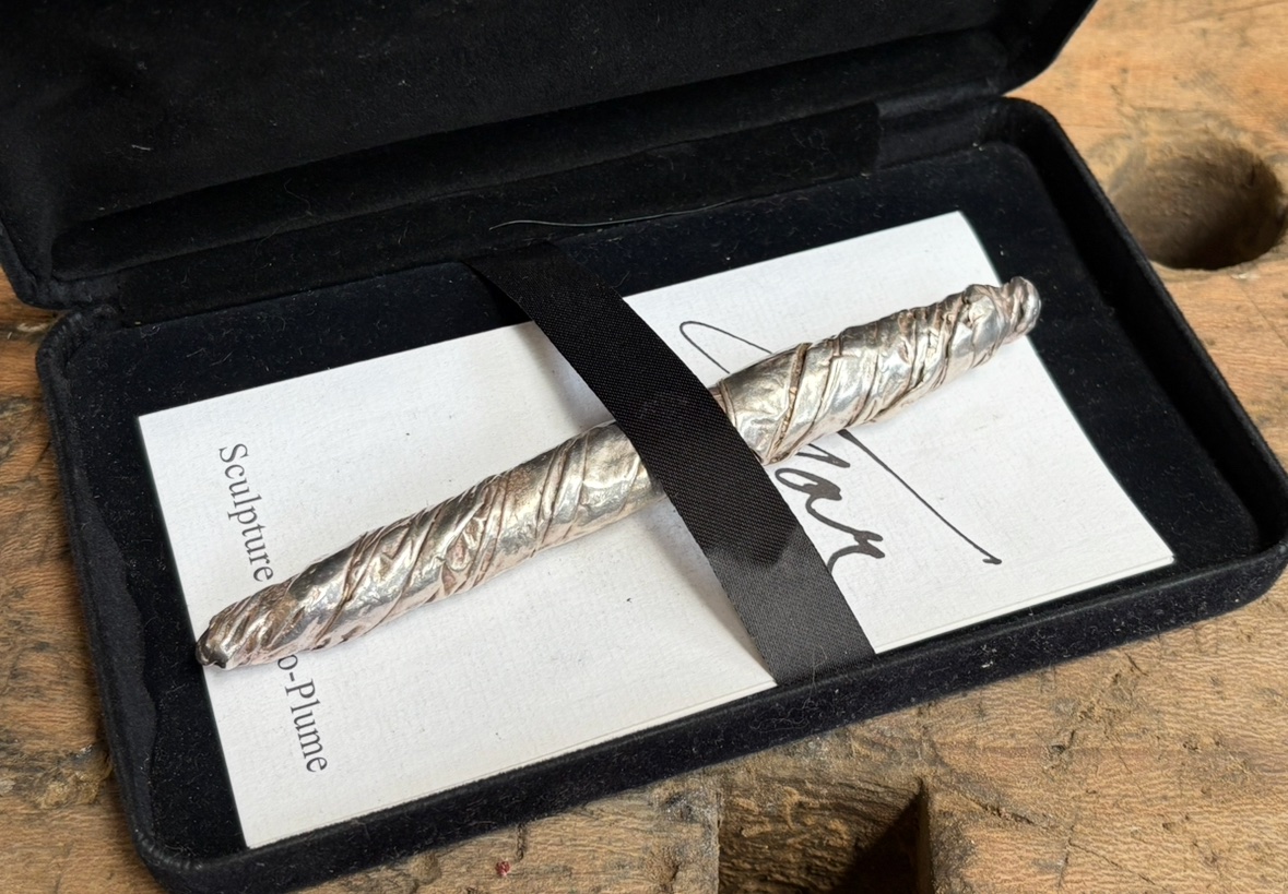 Authentic Fountain Pen Sculpture By The Artist César-photo-1