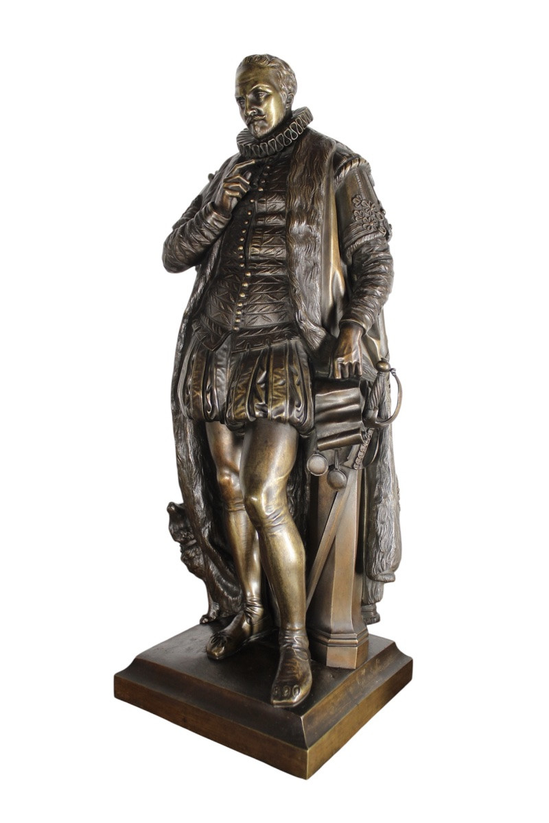 Épreuve en Bronze – Prince Guillaume 1er d’Orange-Nassau  - Willem van oranje - Louis ROYER - -photo-2