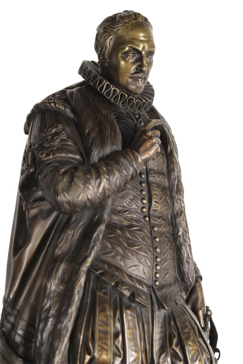 Épreuve en Bronze – Prince Guillaume 1er d’Orange-Nassau  - Willem van oranje - Louis ROYER - -photo-2