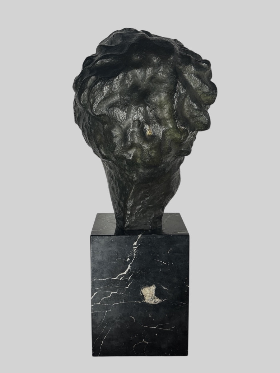 Bronze Mythologique - Tête D’Hygie - D’après L’original - Fondeur Susse Frères - Art deco-photo-4