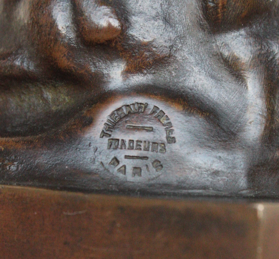 Bronze d’après L’antique  - Spinario / Tireur d’épine -  Fondeur Thiebaut Frères -photo-2