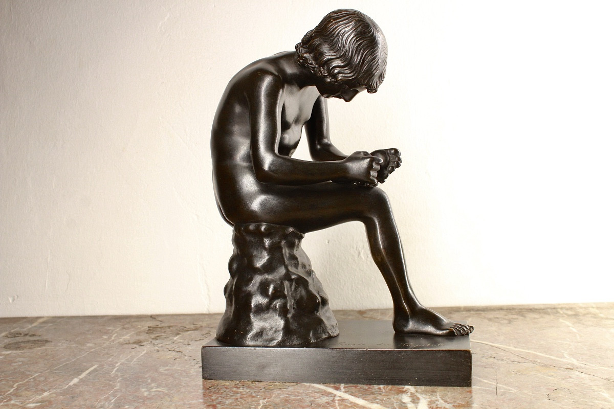 Bronze Cast - Spinario / Thorn Puller - Capitoline Museum 