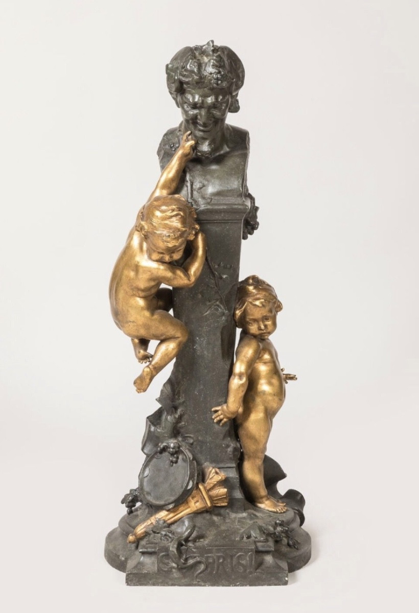 Cast Iron Garden Proof - Surprised! - Henri Pernot - Art Nouveau