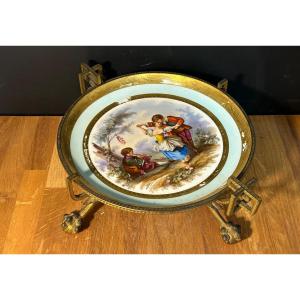 Dish Center Table Porcelain And Bronze Prestige Manufacture De Sèvres Louis Phillipe 1847