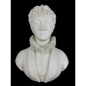 Marble Cast - Queen Alexandra, Wife Of King Edward VII 