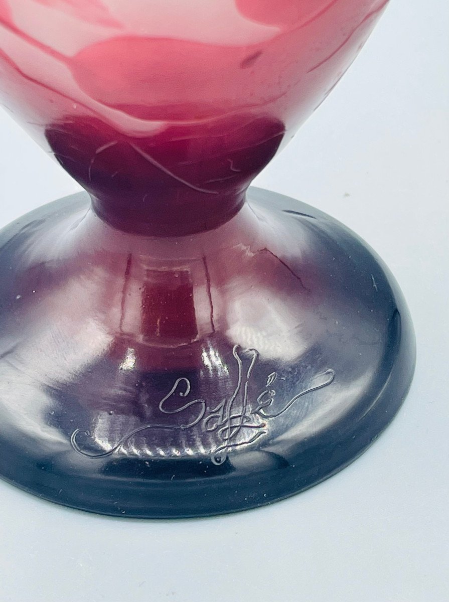 Art Nouveau Vase With Cyclamen Emile Gallé Nancy 1900-photo-7