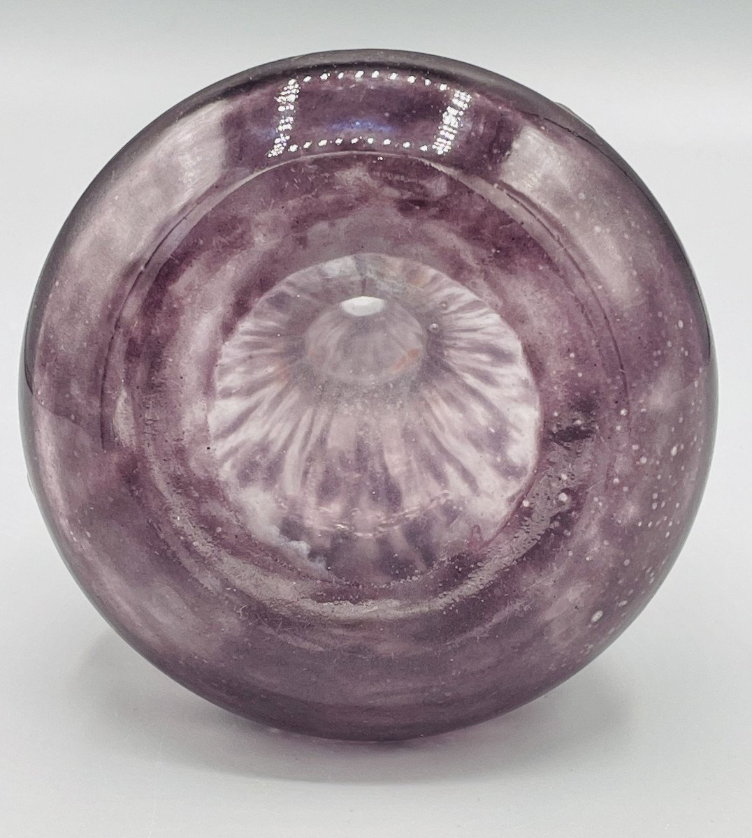 Vase Art Déco à Décor de Cabochons Charles Schneider Vers 1920-photo-5