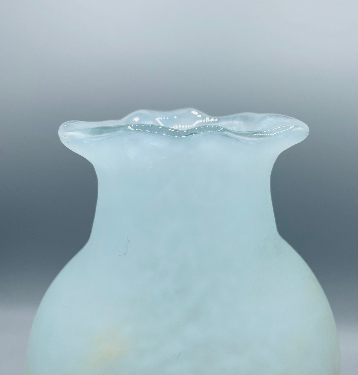 Rare Art Nouveau Vase Venice Daum Nancy 1900-photo-1