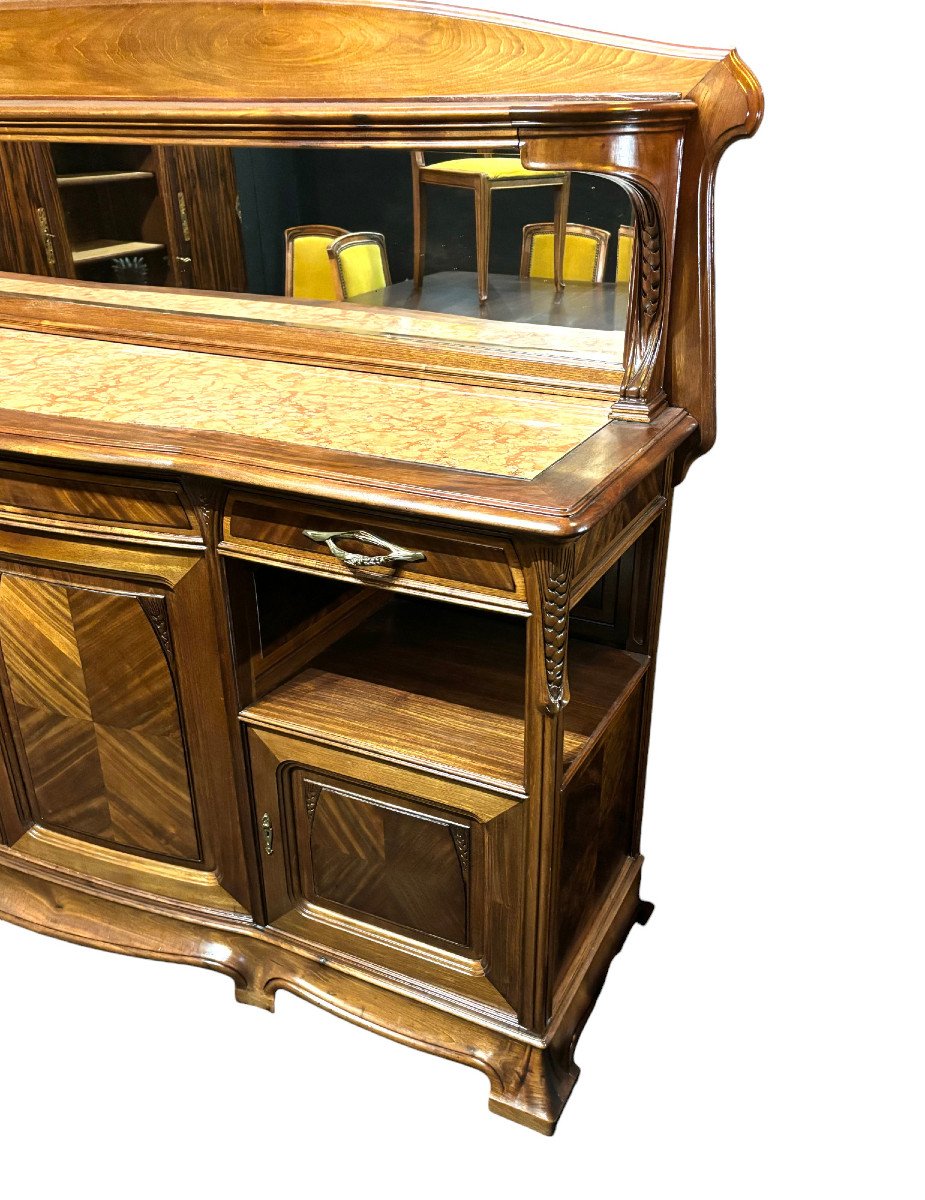 Art Nouveau Ears Of Wheat Buffet Louis Majorelle Nancy-photo-2