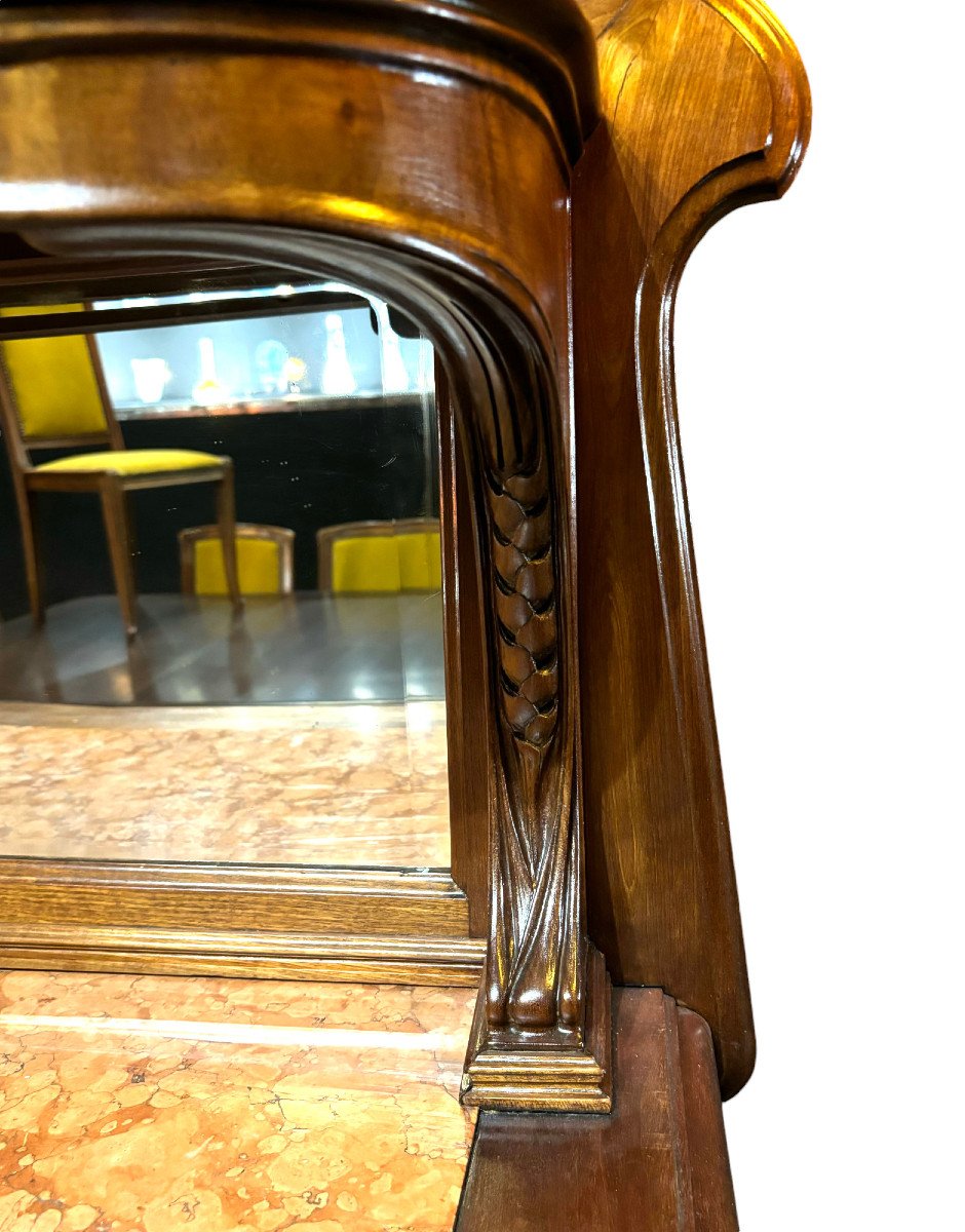 Art Nouveau Ears Of Wheat Buffet Louis Majorelle Nancy-photo-2