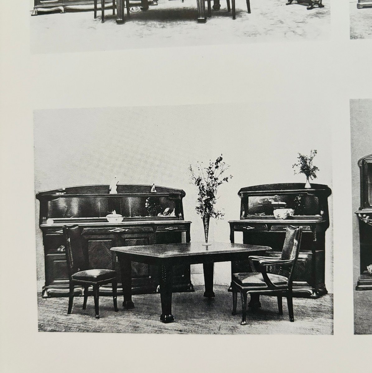 Art Nouveau Ears Of Wheat Dining Table Louis Majorelle Nancy -photo-5