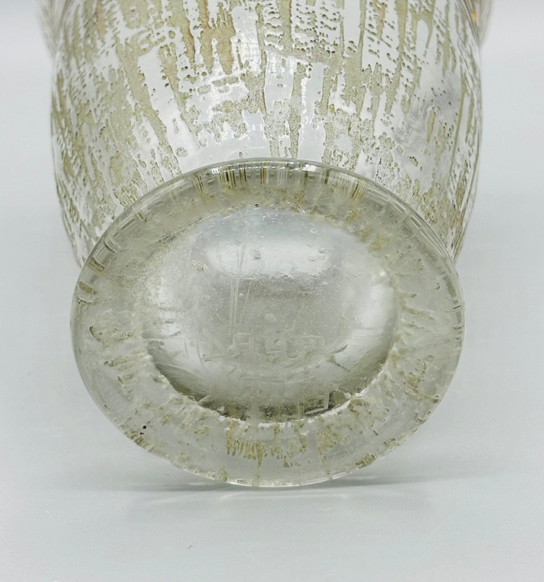 Vase Art Déco aux Feuilles de Lierre Daum Nancy France 1930-photo-7