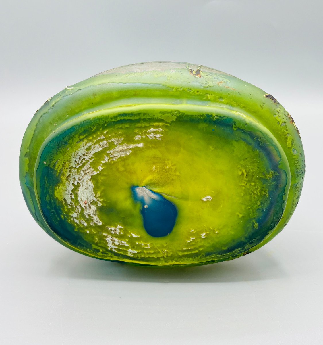 Vase Art Nouveau Fluogravure Muller Frères Lunéville-photo-8