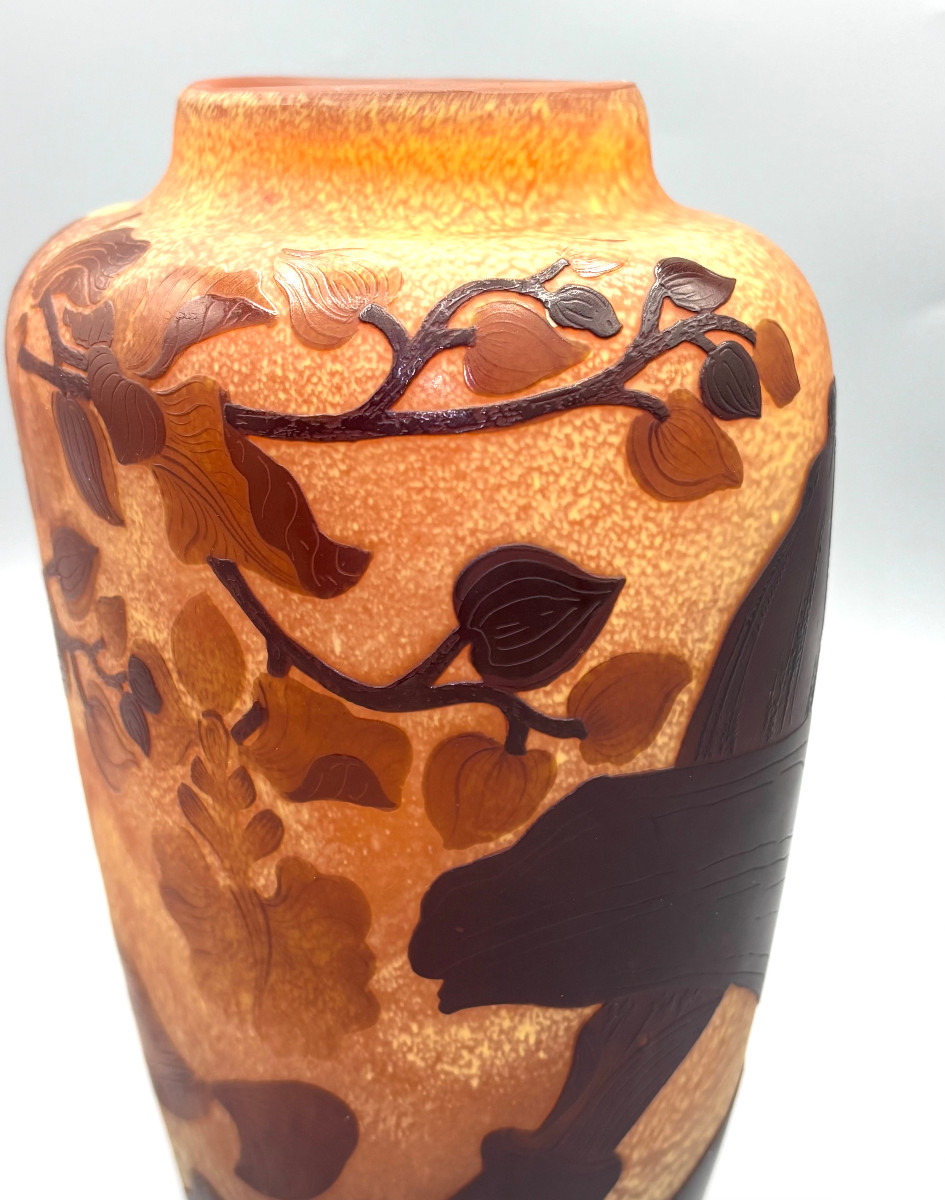 Vase Art Nouveau Aux Orchidées Emile Gallé à Nancy-photo-5