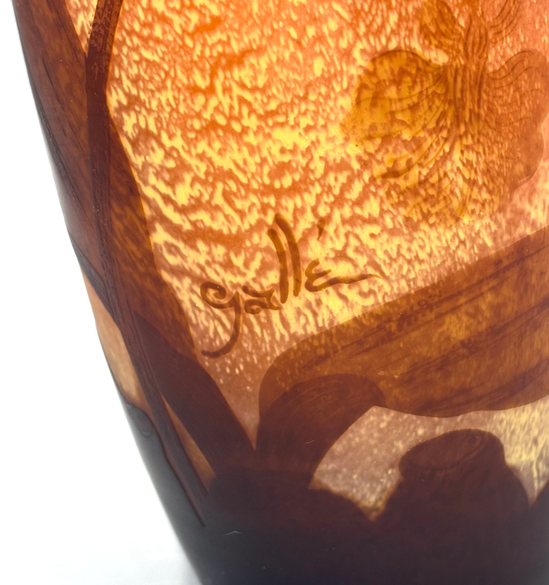 Vase Art Nouveau Aux Orchidées Emile Gallé à Nancy-photo-7