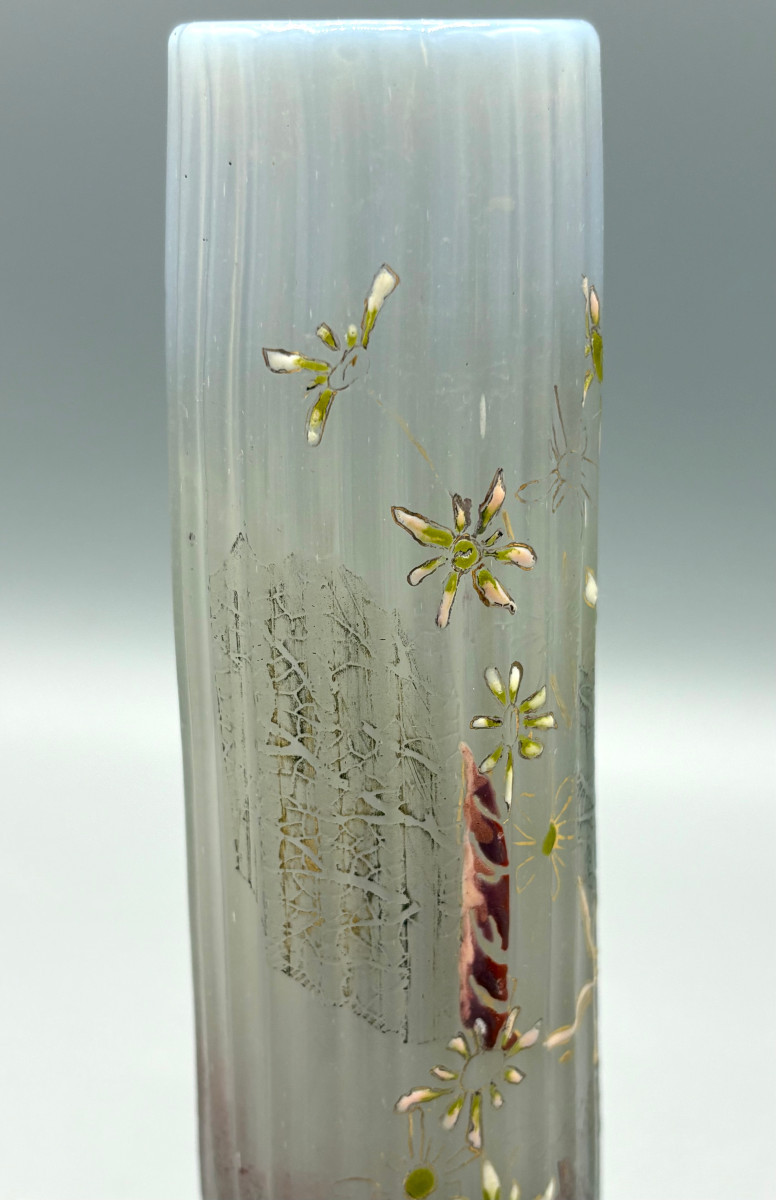 Art Nouveau Vase Emile Gallé Crystal Factory Nancy-photo-2
