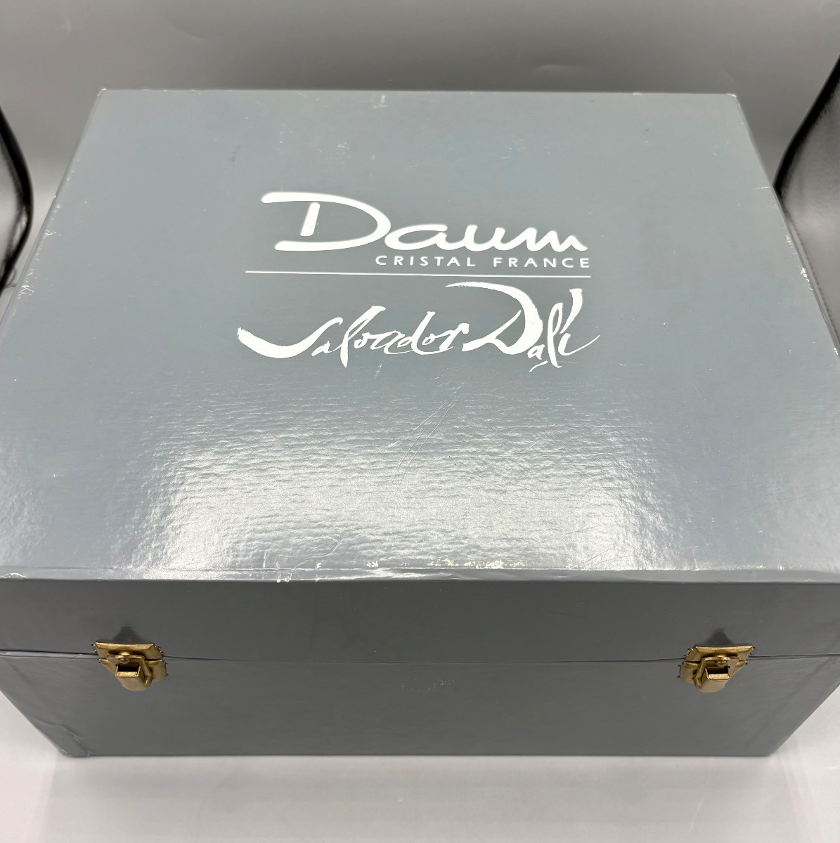 Pair Of "chalice" Model Glasses Daum France And Salvador Dali-photo-6