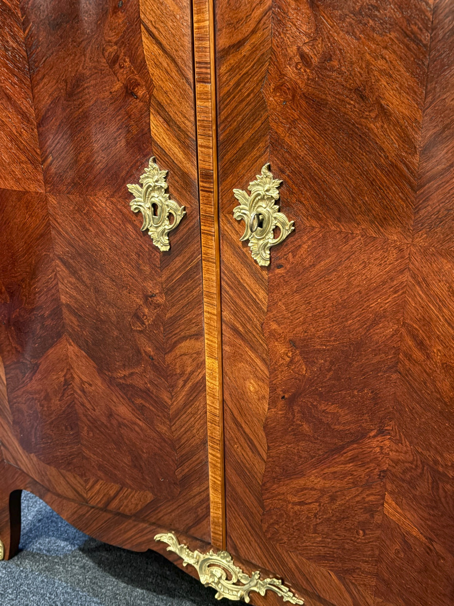 Meuble d'appui d'époque Louis XV estampillé Martin Carlin XVIIIe-photo-5