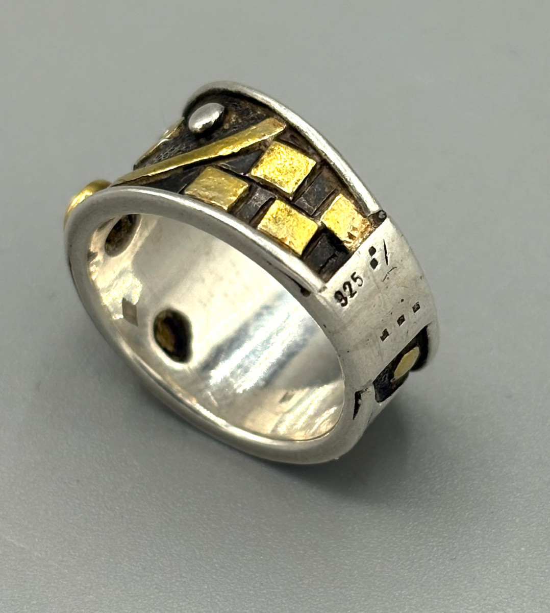 Bague Linda Ladurner en Argent, Or et Pierres-photo-4