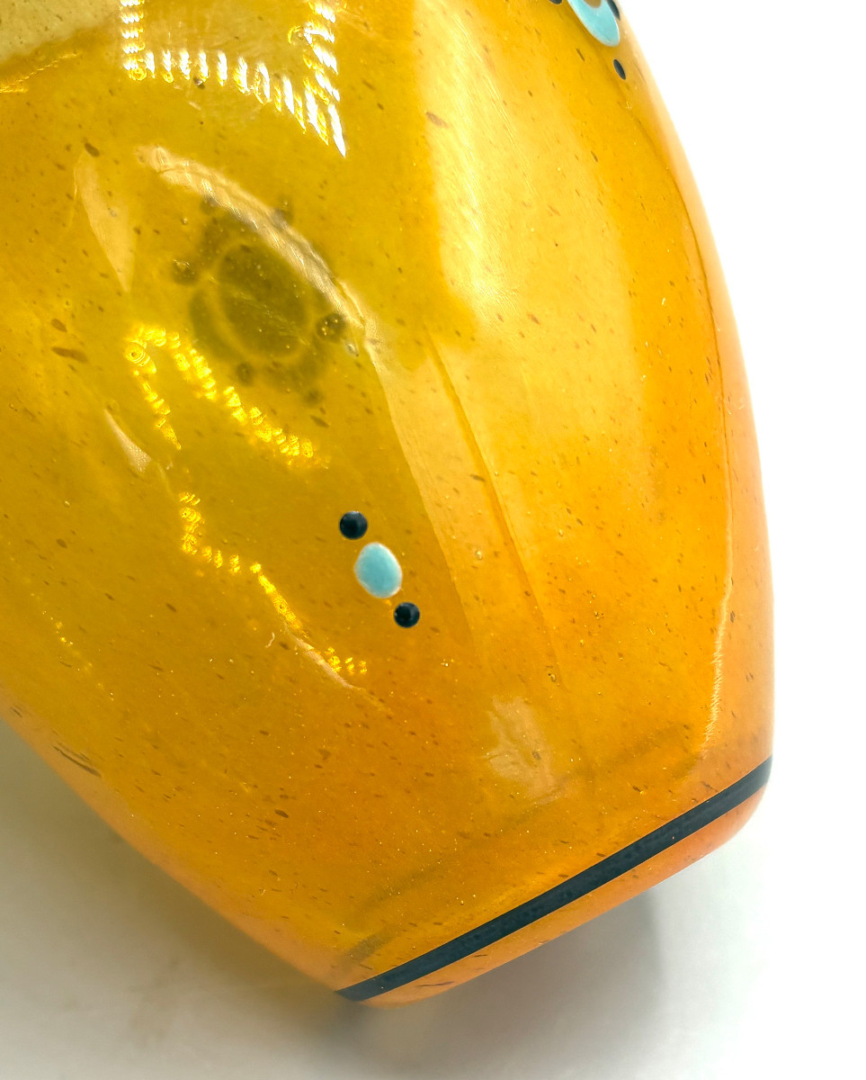 Vase Art Déco signé Marcel Goupy vers 1925-photo-3