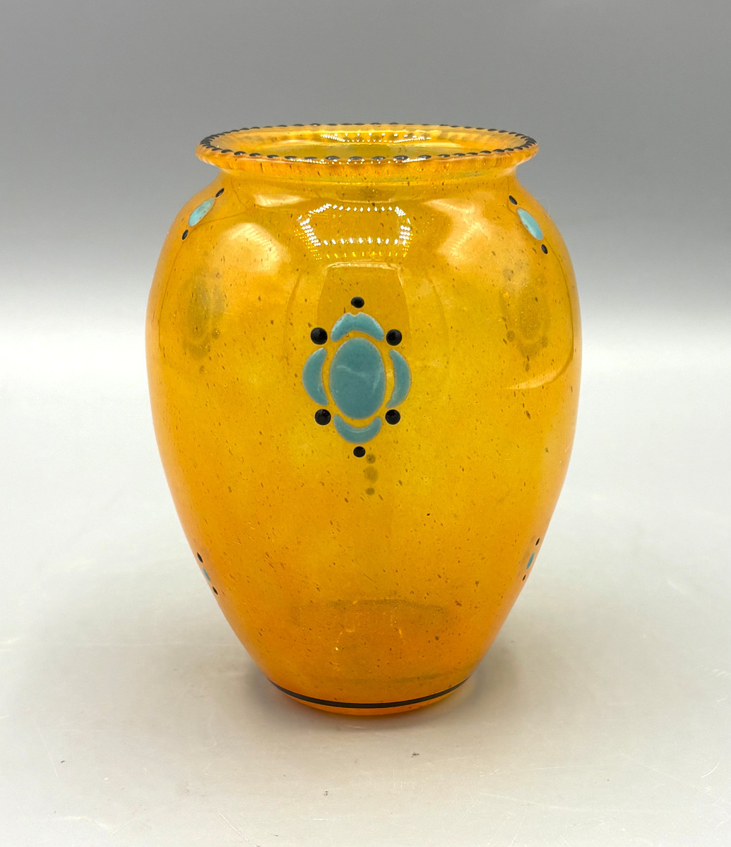 Vase Art Déco signé Marcel Goupy vers 1925