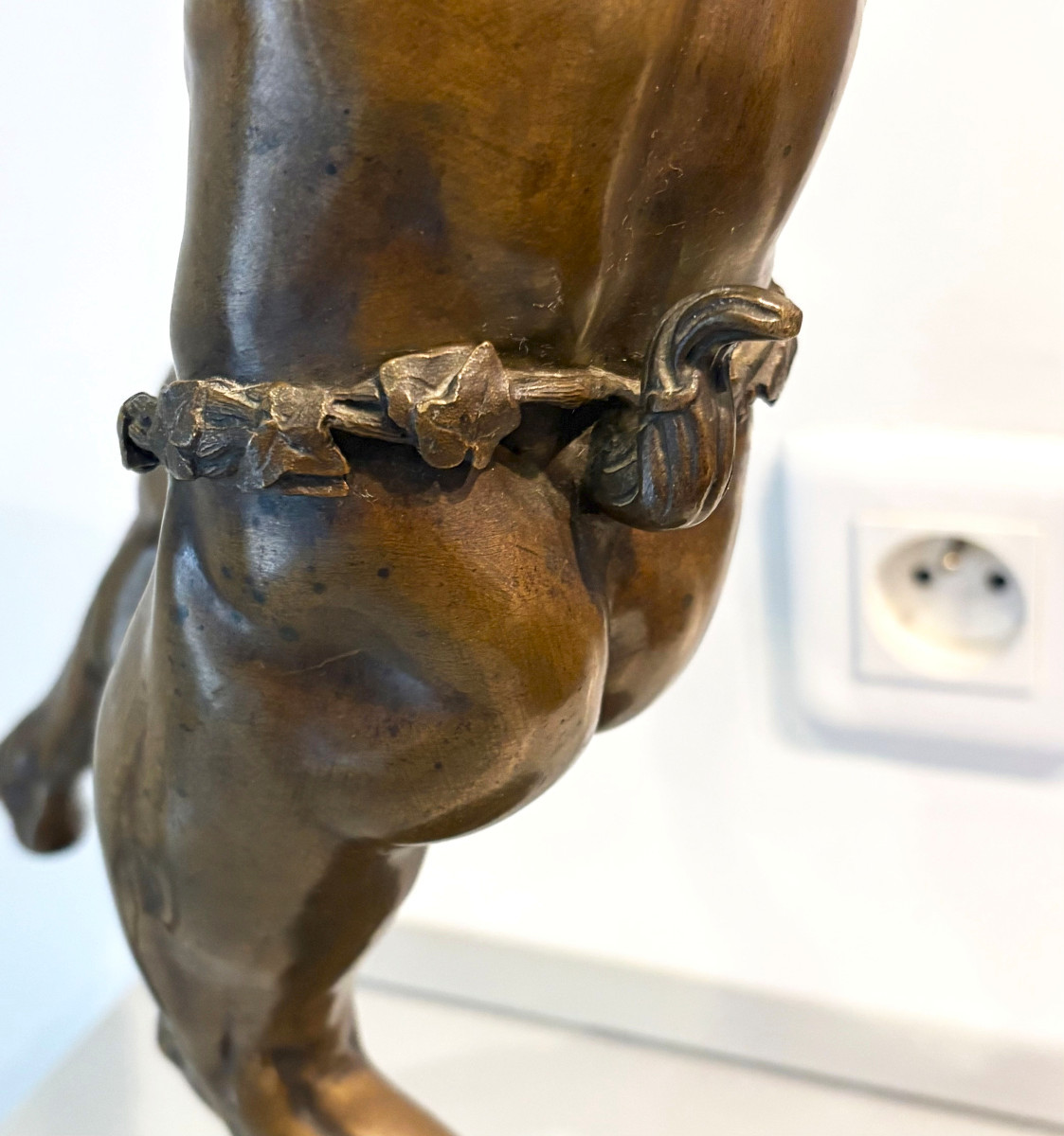 Eugène Louis Lequesne "Faune Dansant" Sculpture en Bronze XIXe-photo-4