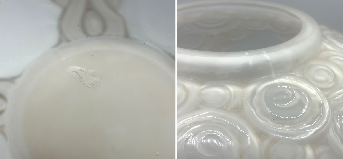 Impressive Art Deco Vase "garlands" By André Hunebelle -photo-8