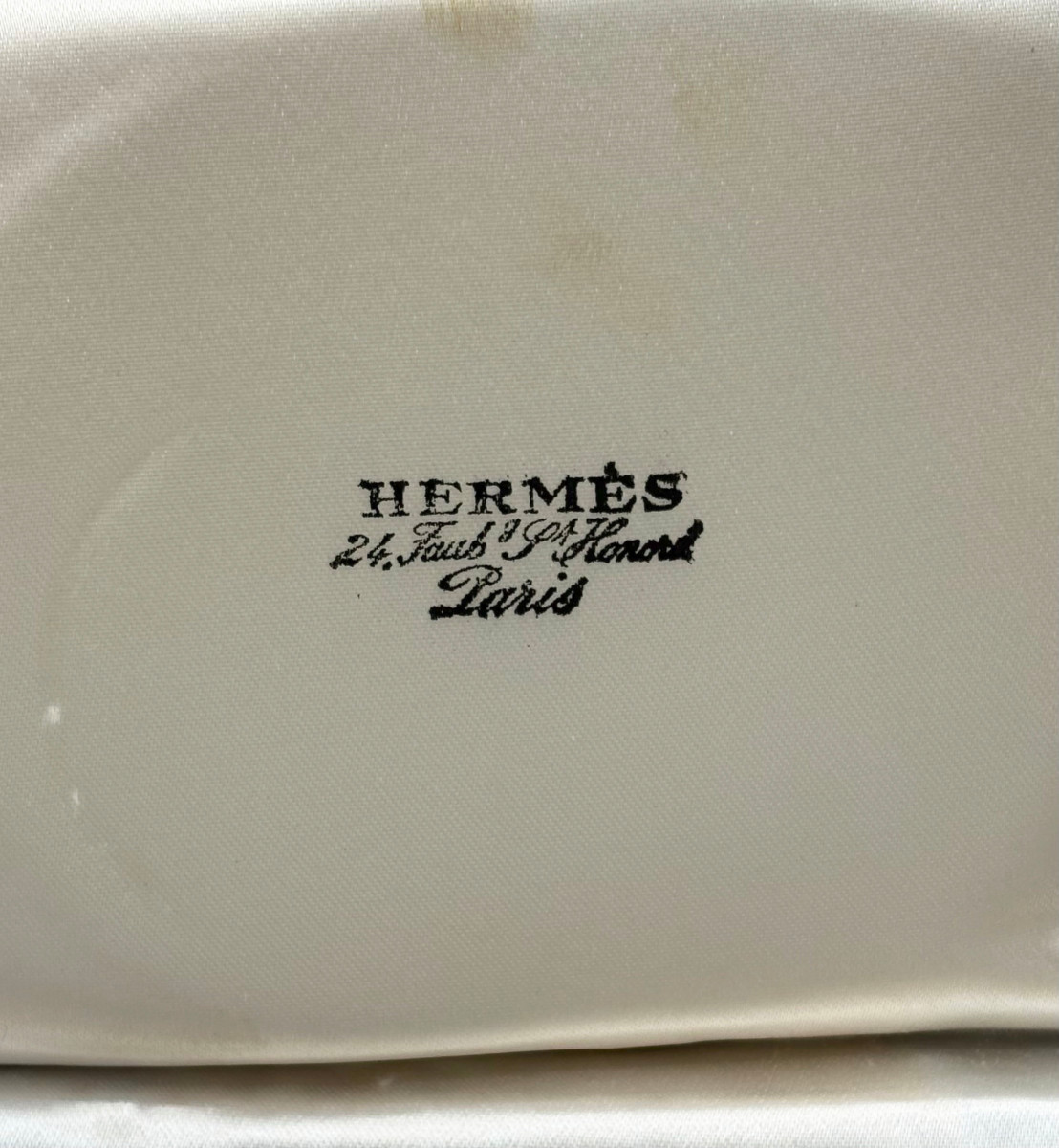 Loupe de Bureau "Poisson" Hermès Paris Métal Argenté 1960-photo-1