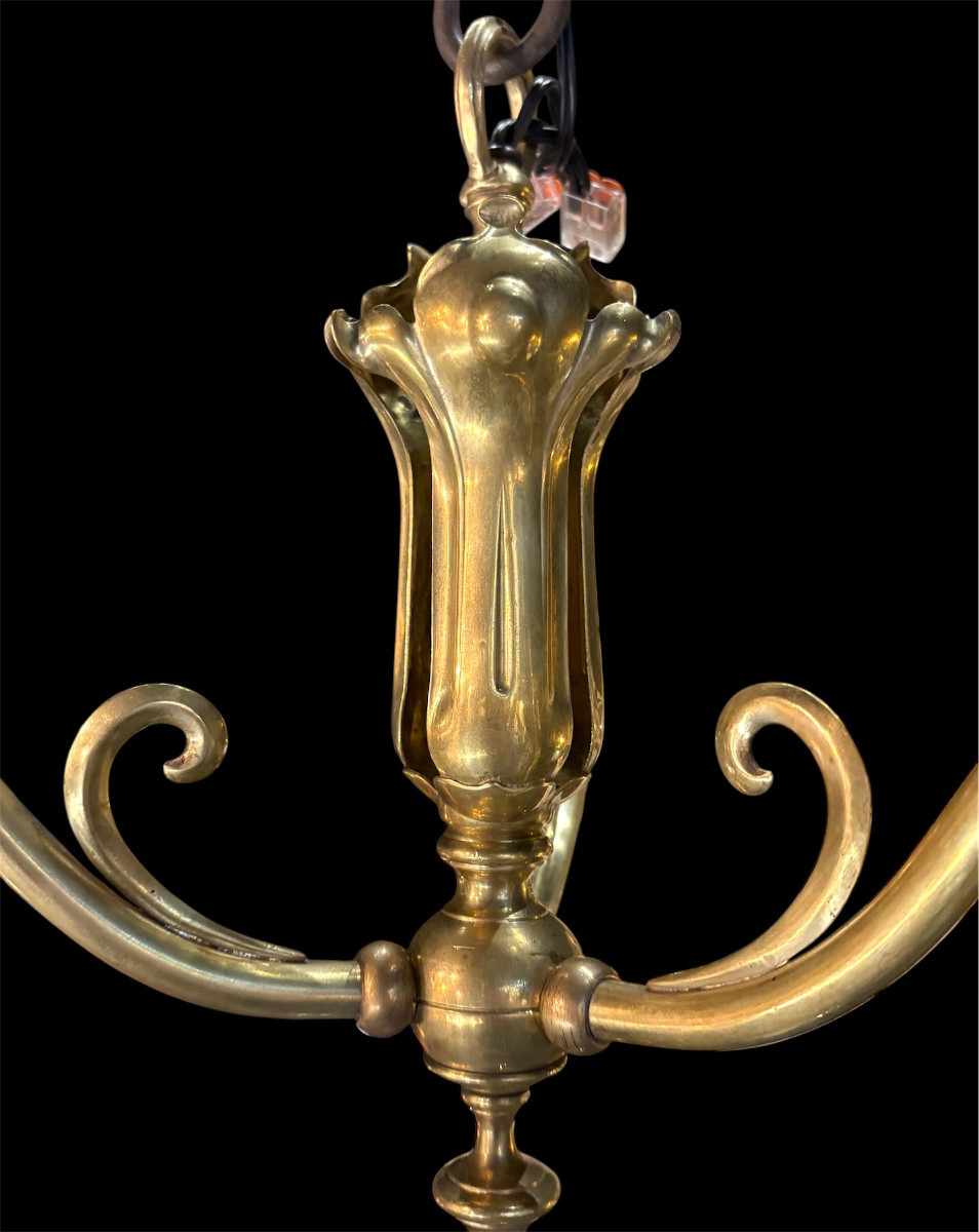 Lustre / Suspension Art Nouveau Was Benson et James Powell-photo-4