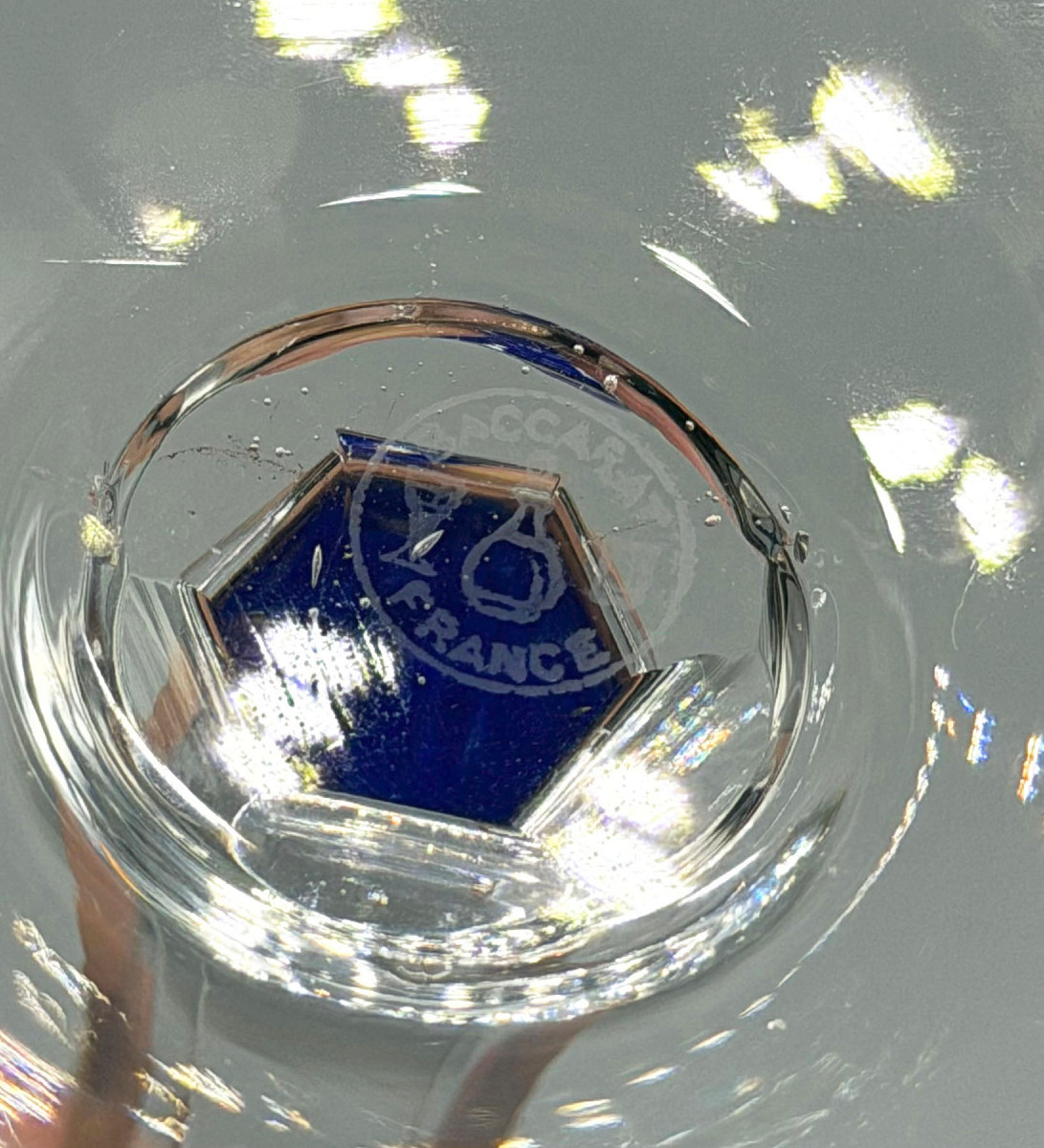 Verre à Vin du Rhin Roemer en Cristal signé Baccarat modèle Navarre-photo-1