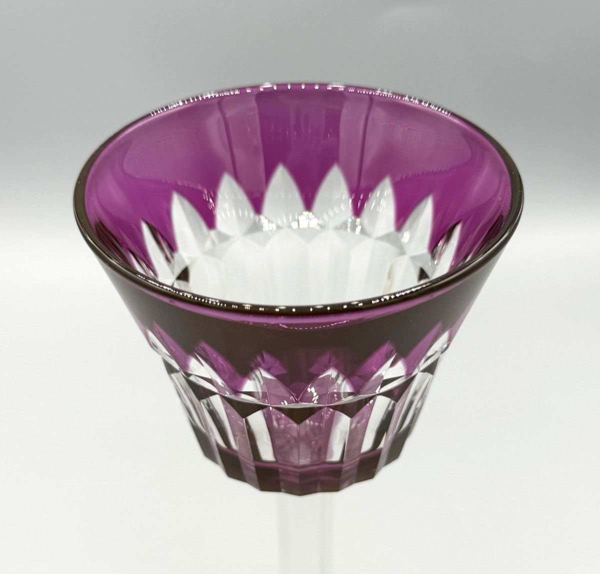 Verre à Vin du Rhin Roemer en Cristal signé Baccarat modèle Navarre-photo-2