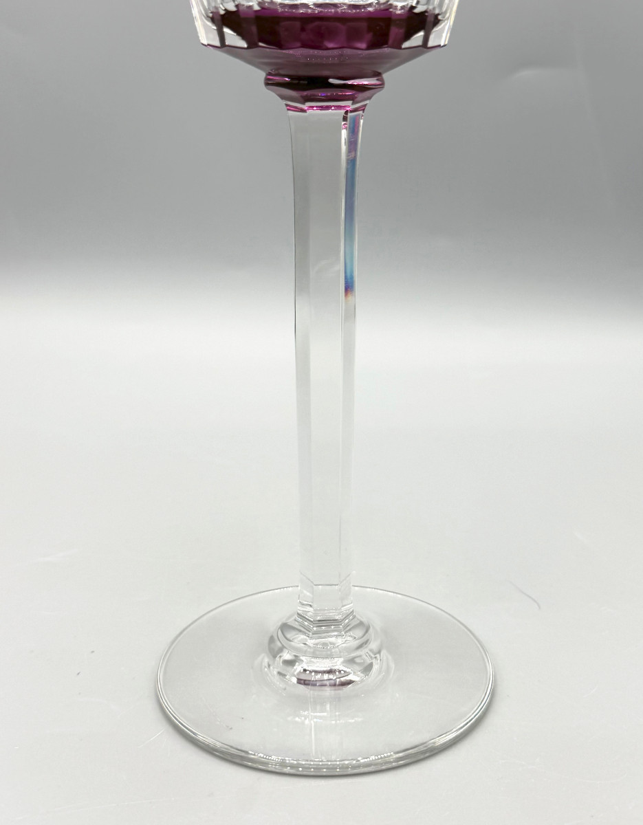 Verre à Vin du Rhin Roemer en Cristal signé Baccarat modèle Navarre-photo-4
