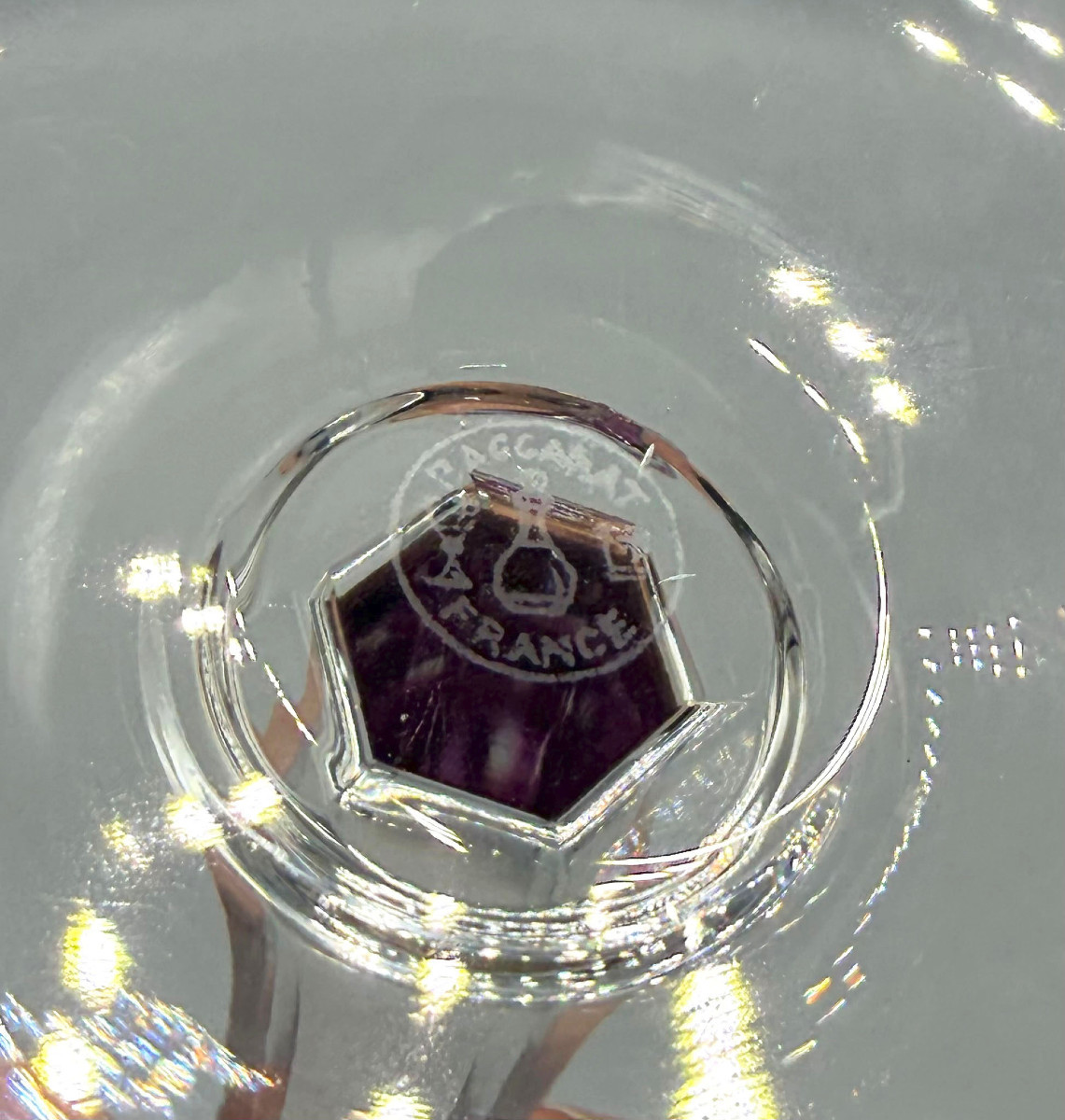 Verre à Vin du Rhin Roemer en Cristal signé Baccarat modèle Navarre-photo-1