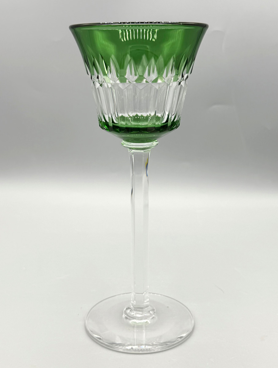 Roemer Rhine Wine Glass In Crystal Signed Baccarat Navarre Model