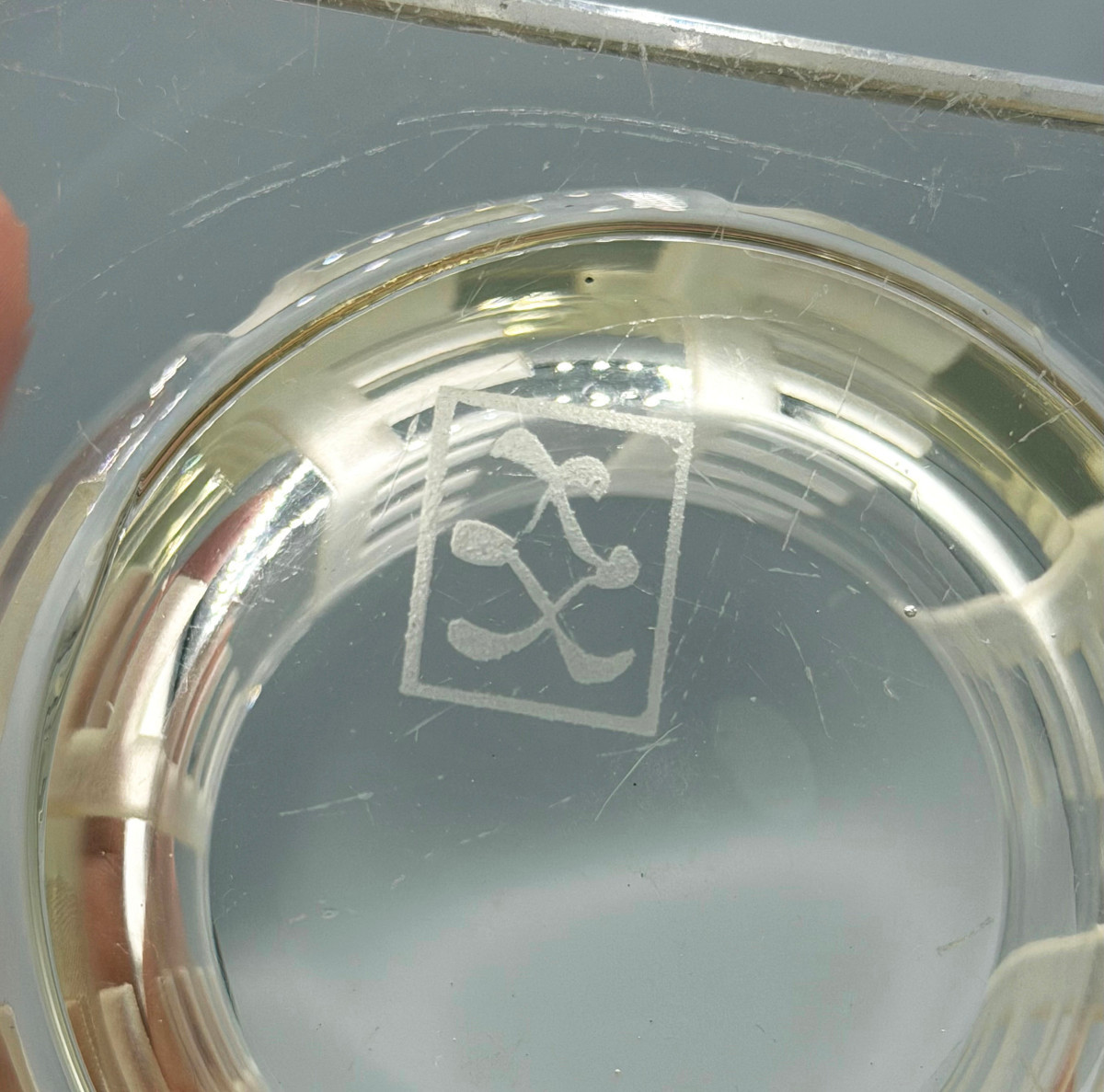 Art Deco Engraved Glass Vase Signed Jean Luce Circa 1930-photo-6