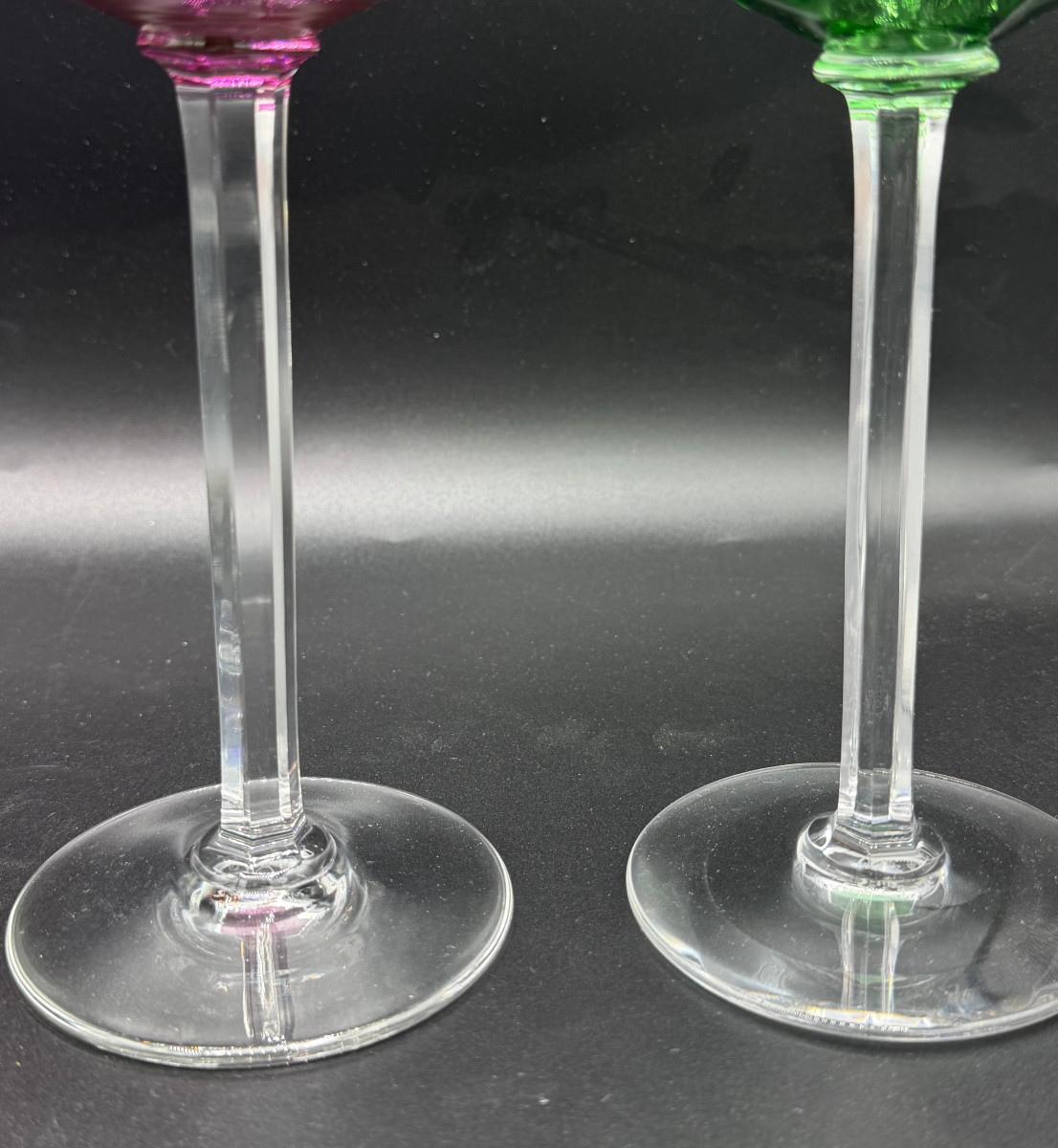 4 Roemer Rhine Wine Glasses In Baccarat Crystal Navarre Model-photo-3