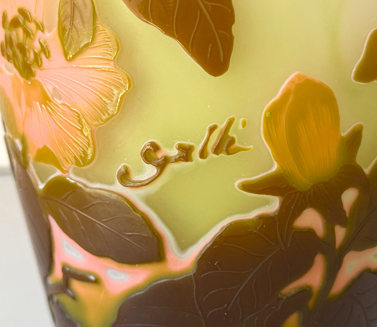 Vase Art Nouveau aux Magnolias Emile Gallé à Nancy-photo-7