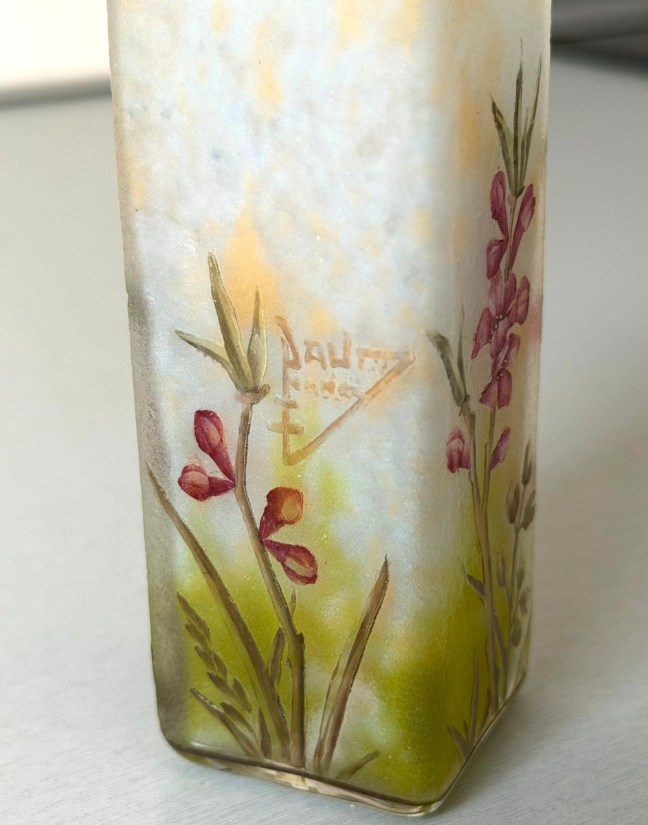 Vase Art Nouveau aux Daphnés Daum Nancy-photo-4
