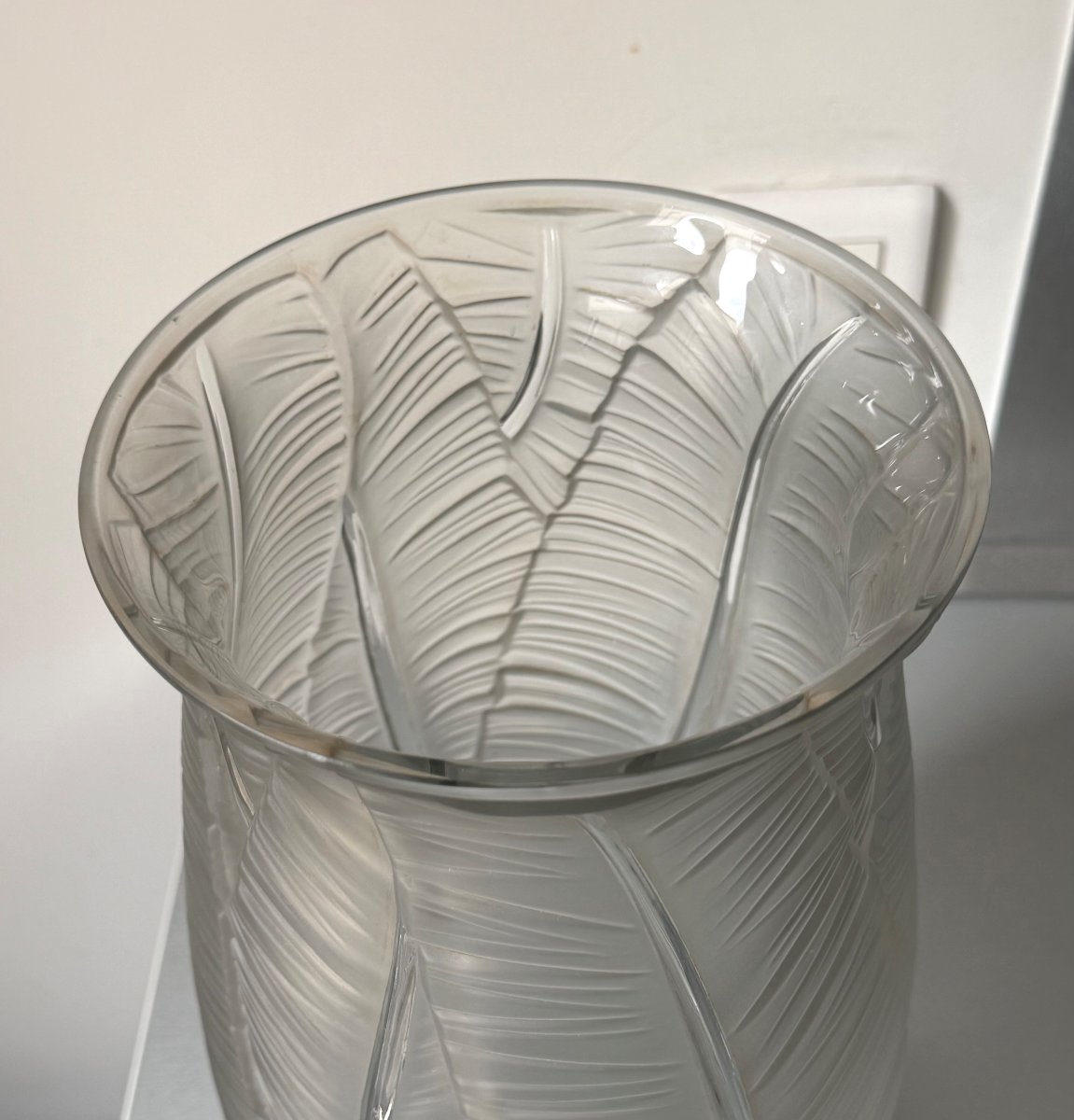 Art Deco Vase "the Banana Tree" By Henri Dieupart And Simonet Frères (publisher)-photo-3