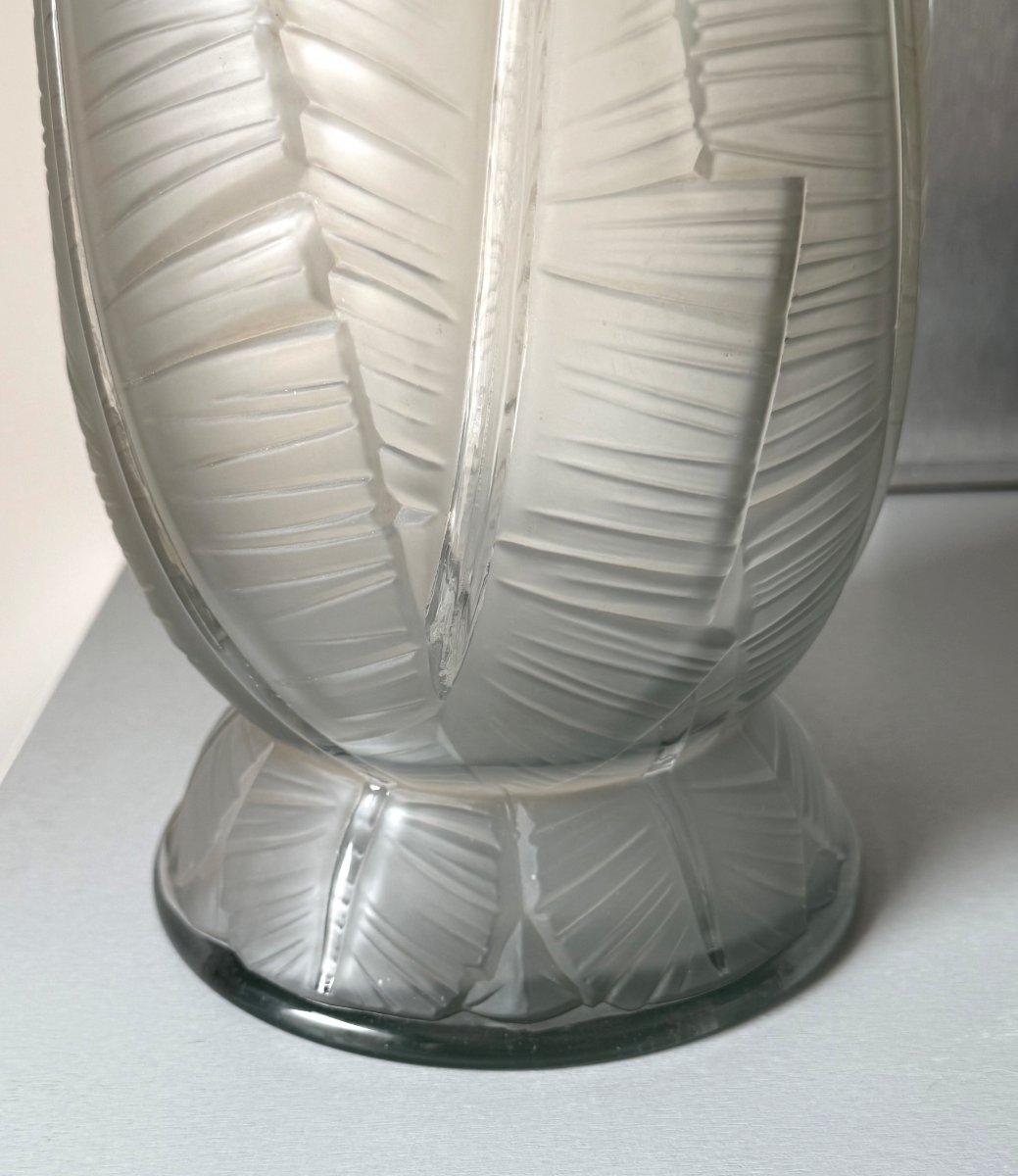 Art Deco Vase "the Banana Tree" By Henri Dieupart And Simonet Frères (publisher)-photo-1