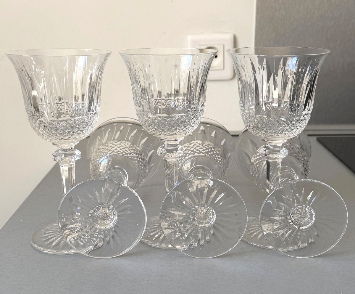 6 Verres à Eau en Cristal Saint Louis modèle Tommy-photo-4