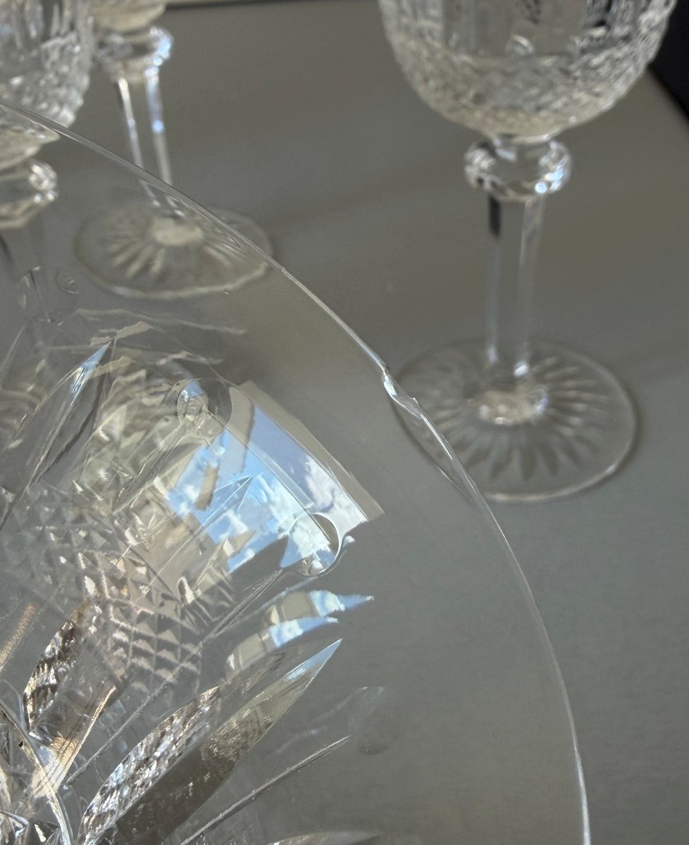 6 Verres à Eau en Cristal Saint Louis modèle Tommy-photo-5