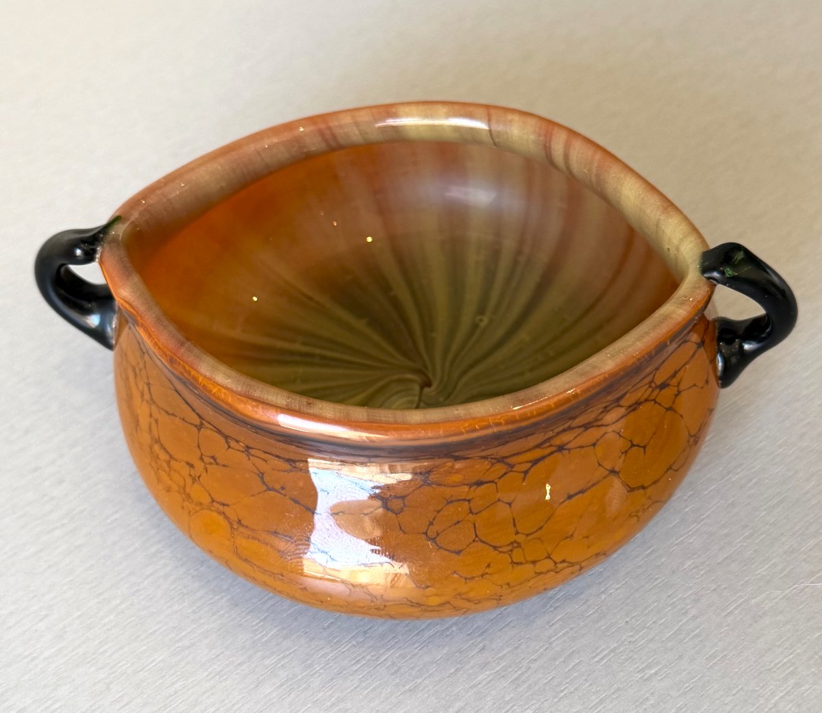 Art Deco "bijou" Vase By Charles Schneider-photo-3