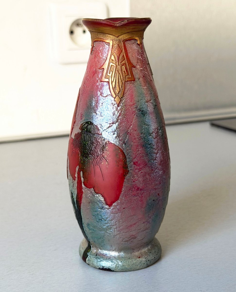Legras Art Nouveau Vase, Indiana Series-photo-2