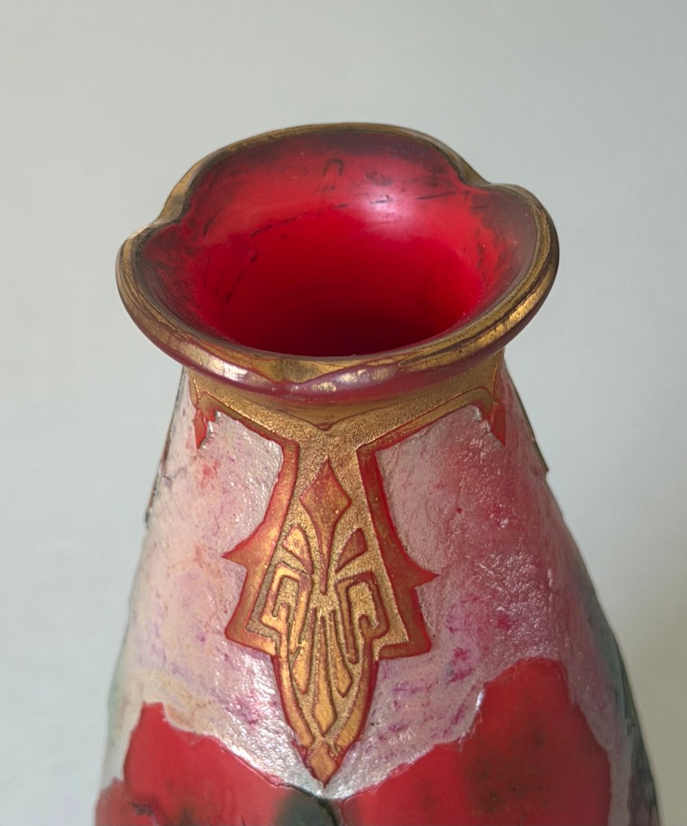 Legras Art Nouveau Vase, Indiana Series-photo-4