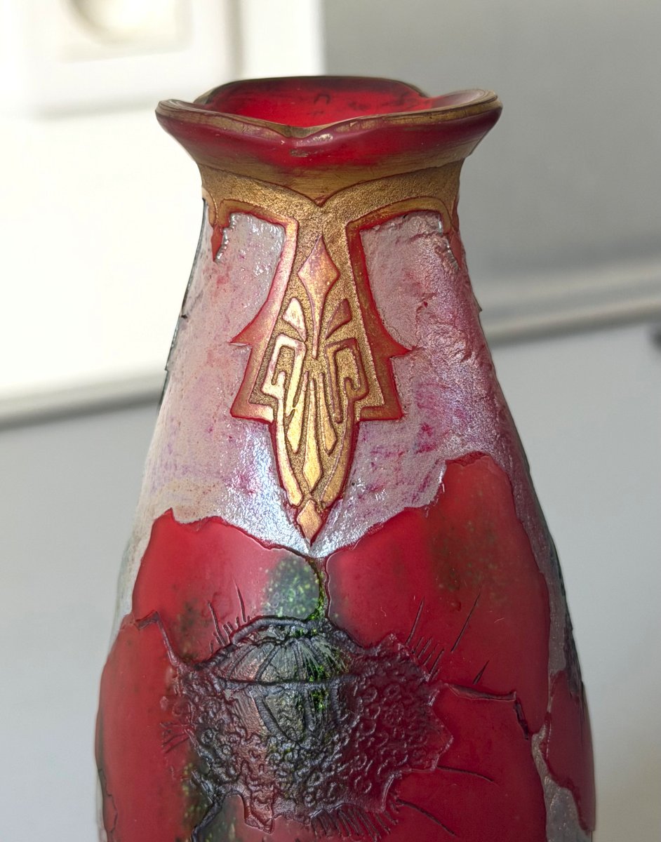 Legras Art Nouveau Vase, Indiana Series-photo-1
